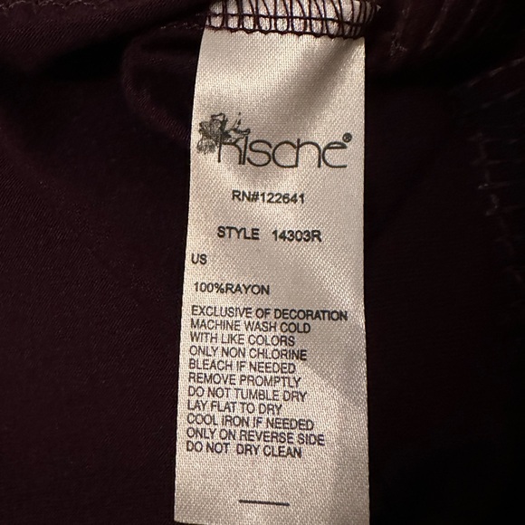 Kische dark plum party dress. - Picture 8 of 8